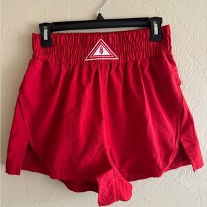 FP Movement Red Athletic Shorts